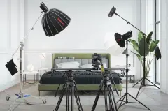Jinbei M-3 Profesyonel Boom Rotatable Alüminyum Işık Sehpası