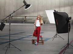 Jinbei M-3 Profesyonel Boom Rotatable Alüminyum Işık Sehpası