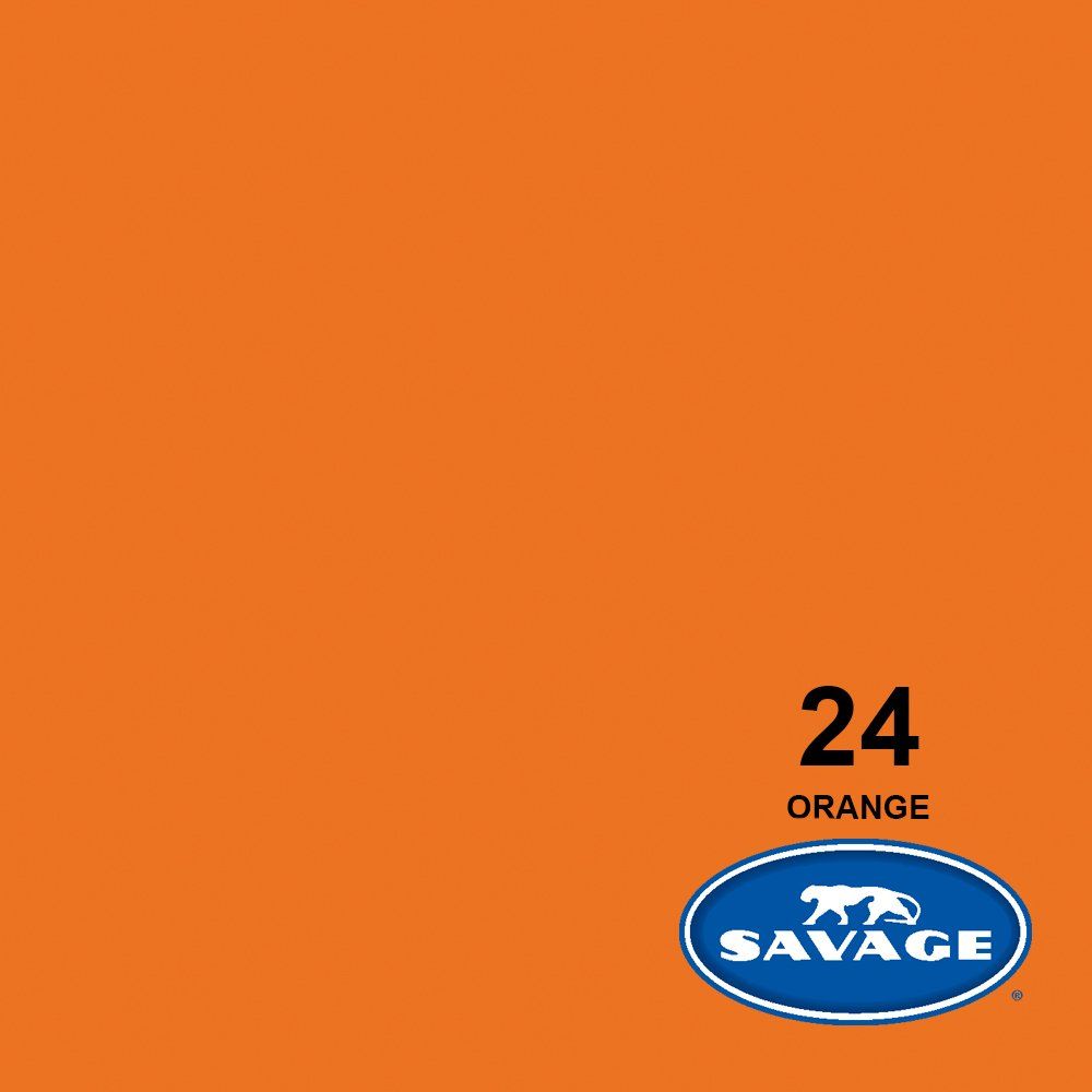 Savage (U.S.A) Stüdyo Kağıt Fon Orange 271x1100 cm
