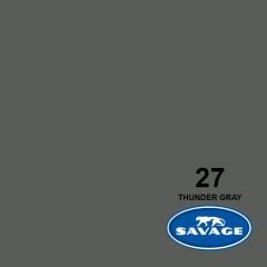 Savage (U.S.A) Stüdyo Kağıt Fon Thunder Gray 271x1100 cm