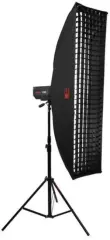 JINBEI KE-40x180cm Hızlı Açılan Strip softbox Gridli