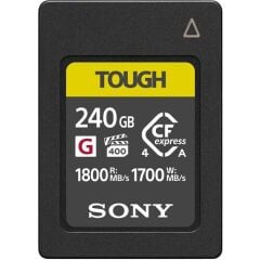 Sony 240GB CFexpress Tough A Type Hafıza Kartı 1800mb/s read 1700mb/s write