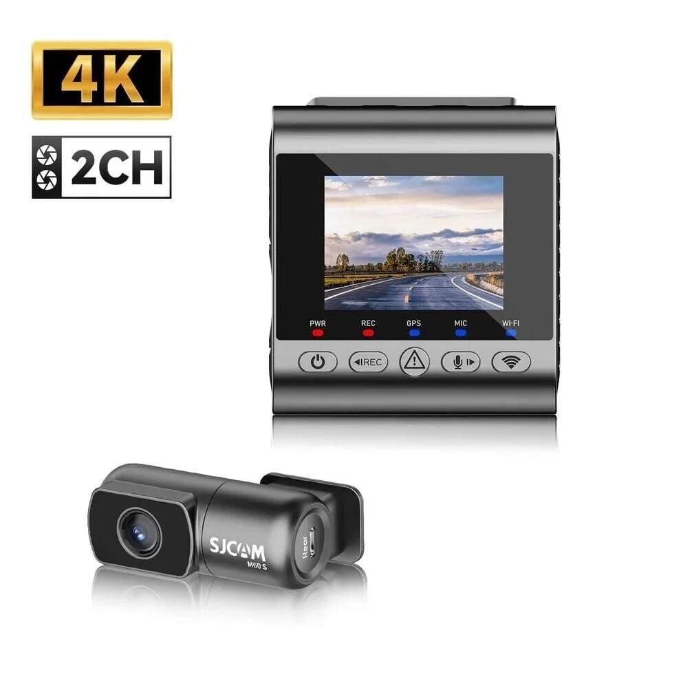 SJCAM M60S Araç Kamerası 4K/30 Frm 170° Açı (Tek Kamera)