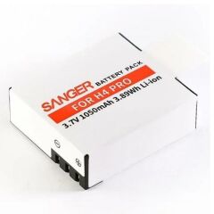 Sanger Hericam H4 Pro 4K Aksiyon Kamera Batarya