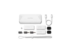 Godox MoveLink Mini Kablosuz Mikrofon Kit2 (Apple Uyumlu/Beyaz)