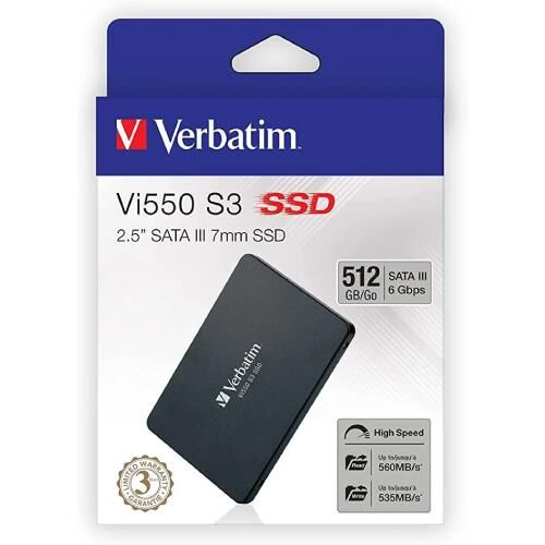 Verbatim 512GB Vi550 2.5'' SATA III Dahili SSD